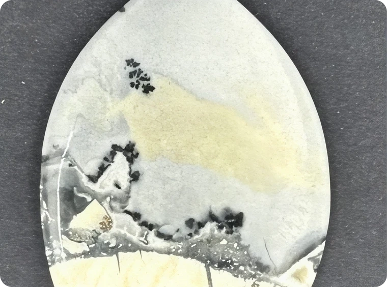 Jasper stone with abstract patterns