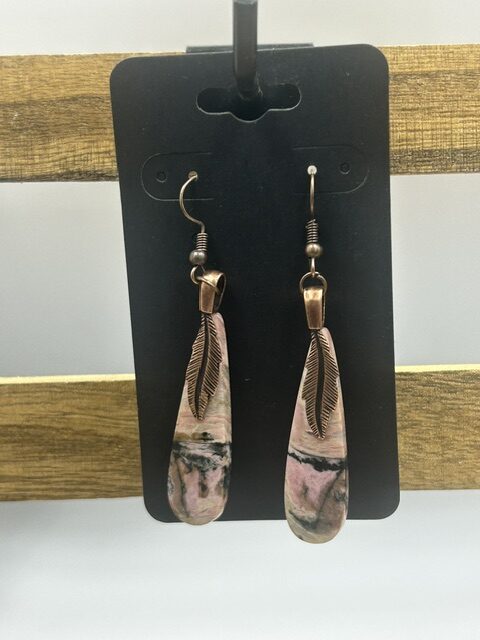 Rhodonite Earrings